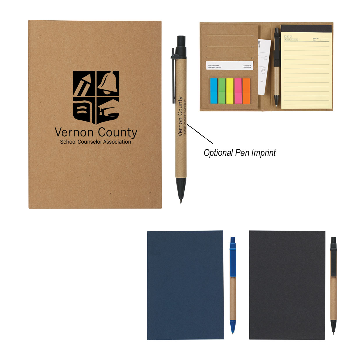 Meeting Mate Notebook With Pen And Sticky Flags 2