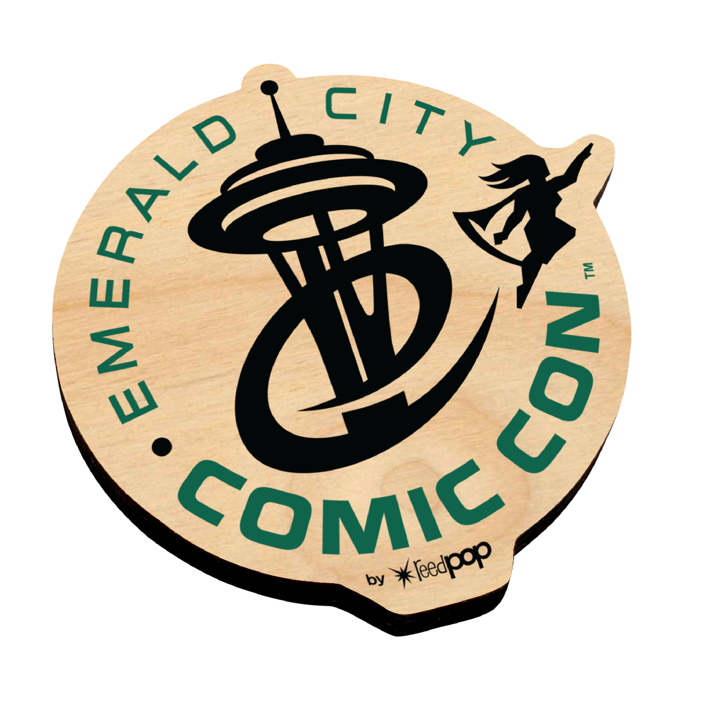 Custom Ultra Vivid Birch Magnet with Disc Magnet