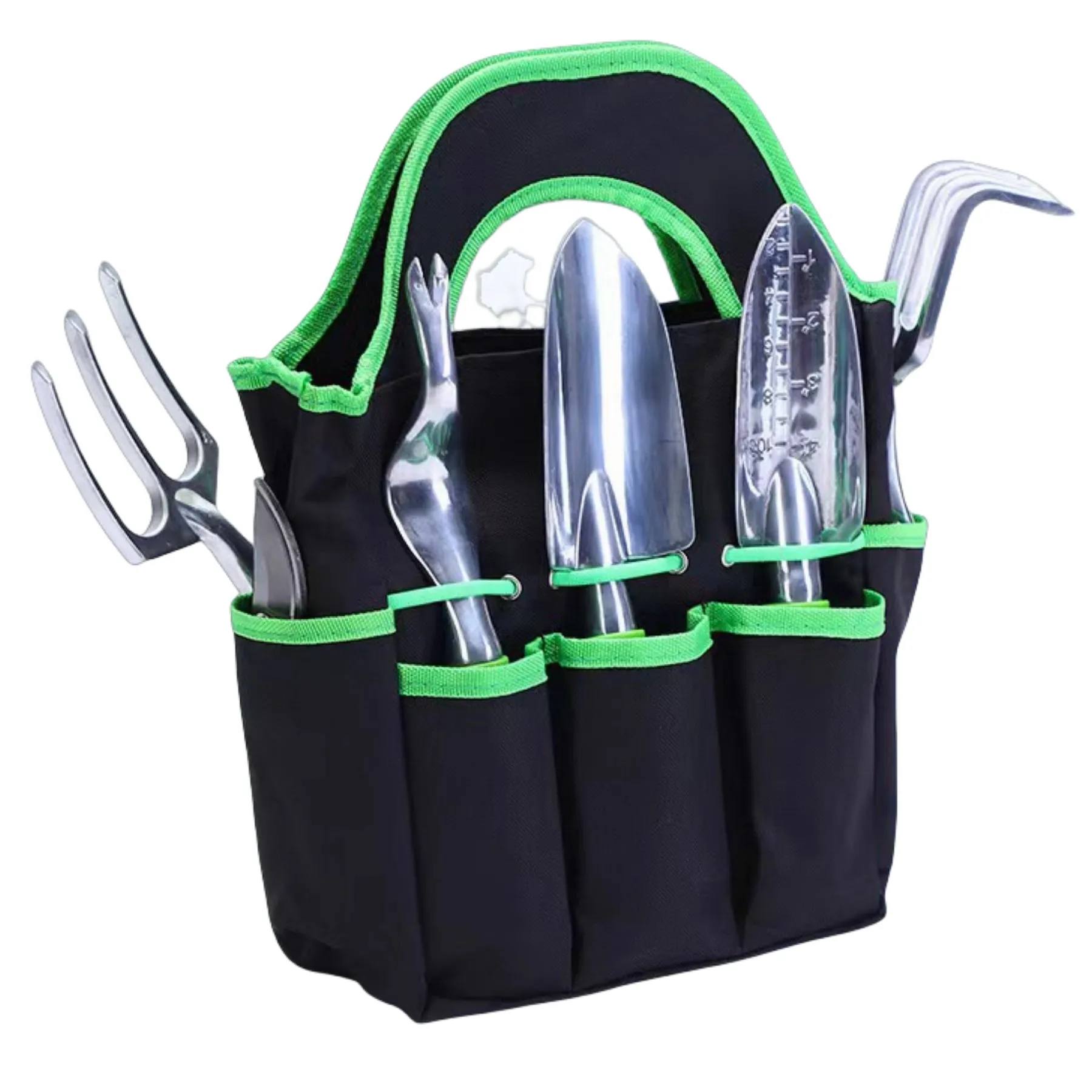 9pcs Aluminum Alloy Steel Hand Tool Starter Kit with Bag 4