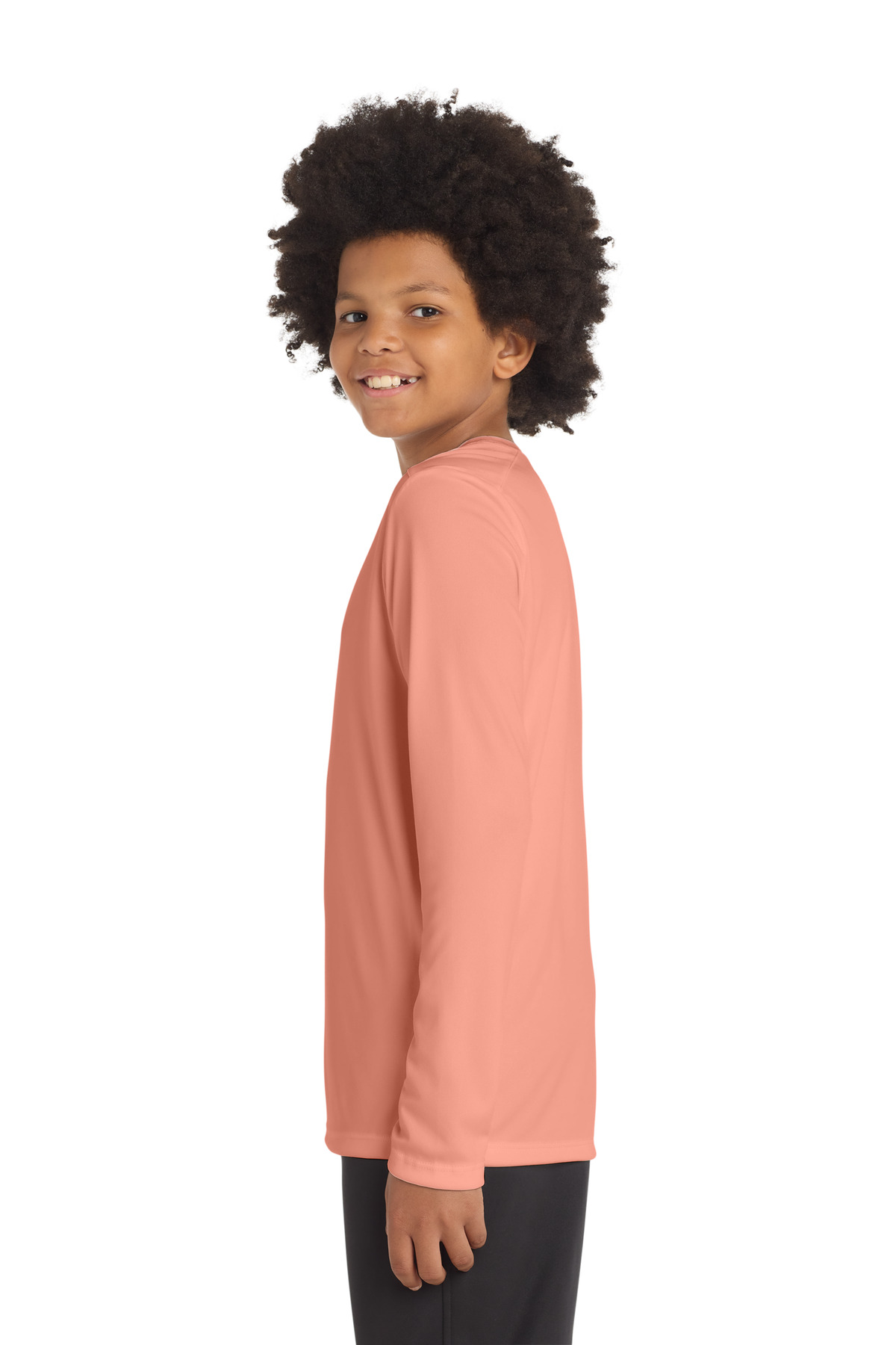 Sport-Tek Youth Posi-UV Pro Long Sleeve Tee. YST420LS 90