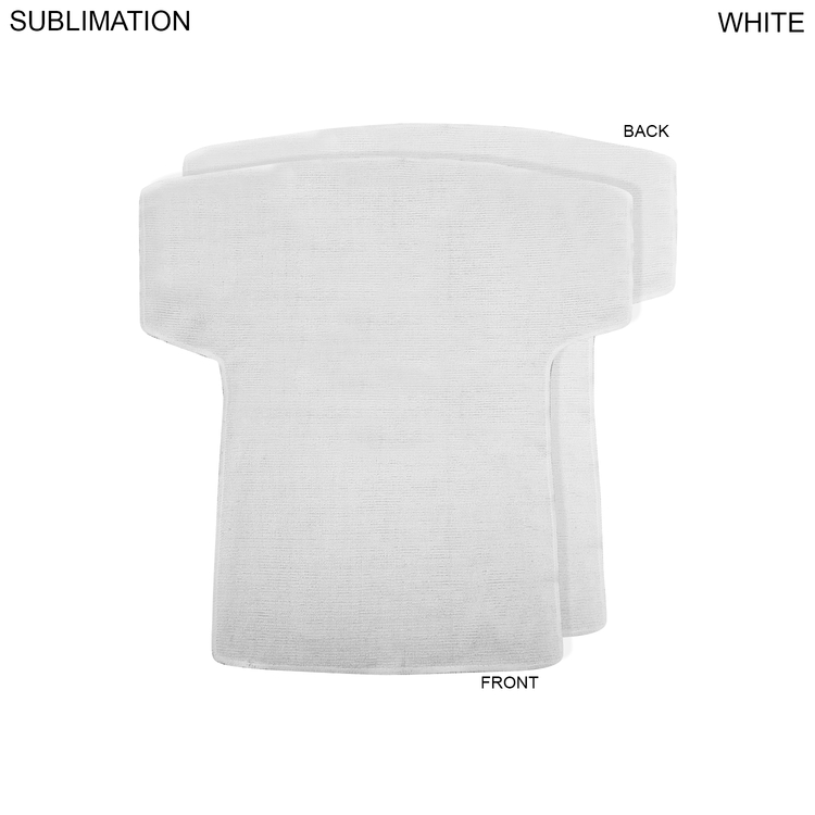 Basketball Jersey Shape Microfiber Dri-Lite Terry Keepsake Towel, 18x17, Sublimated Front Side 4