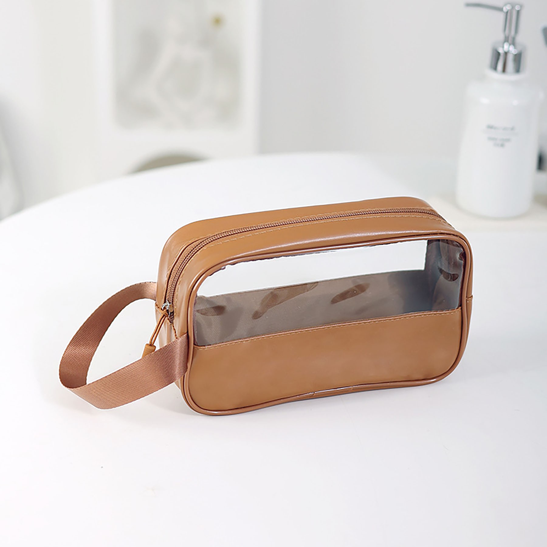 Waterproof Hand PVC Makeup Cosmetic Bag 3