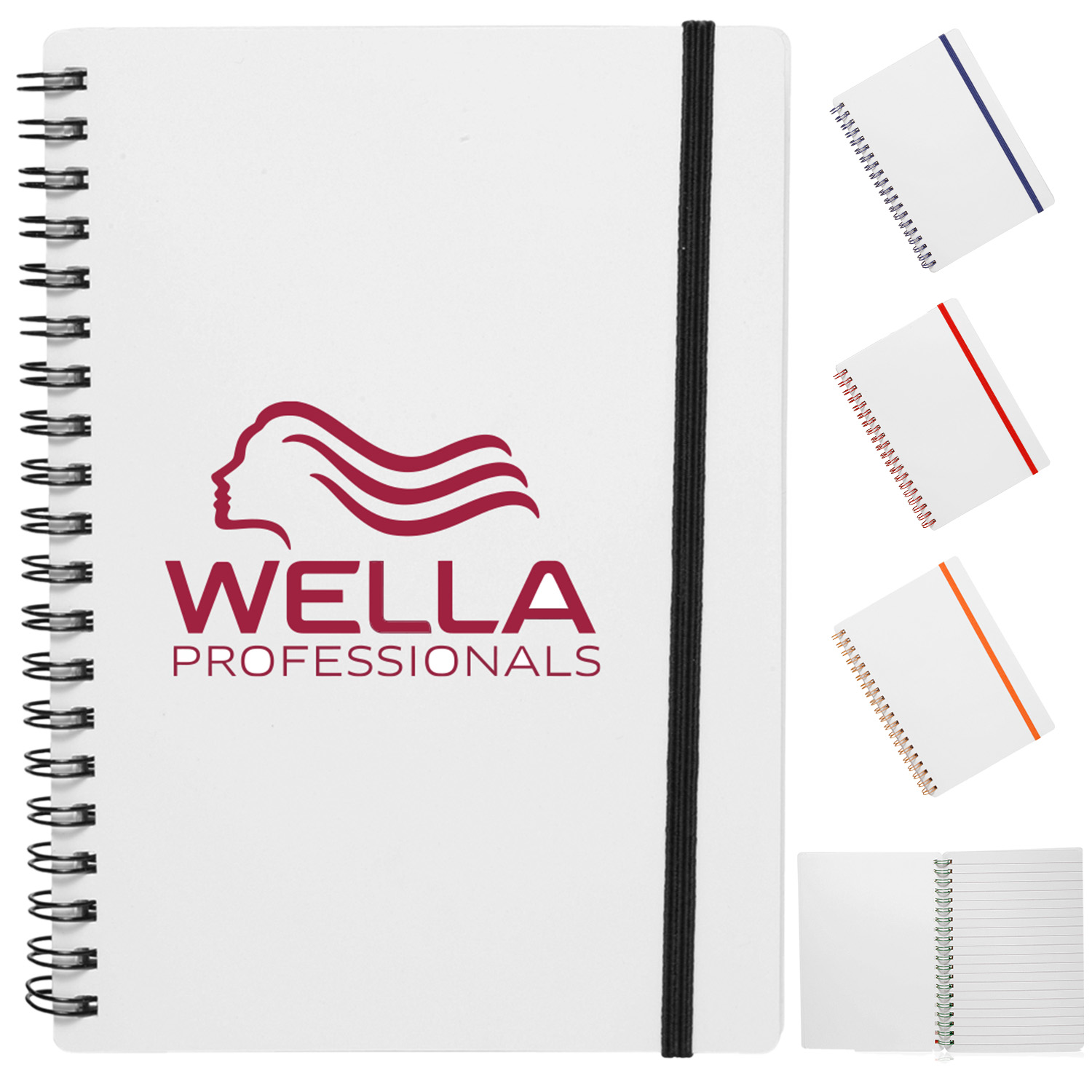 5" x 7" in Spiral Notebook with Color Accents 1