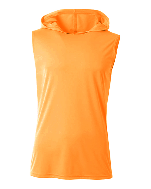 A4 Sleeveless Hooded Tee 19