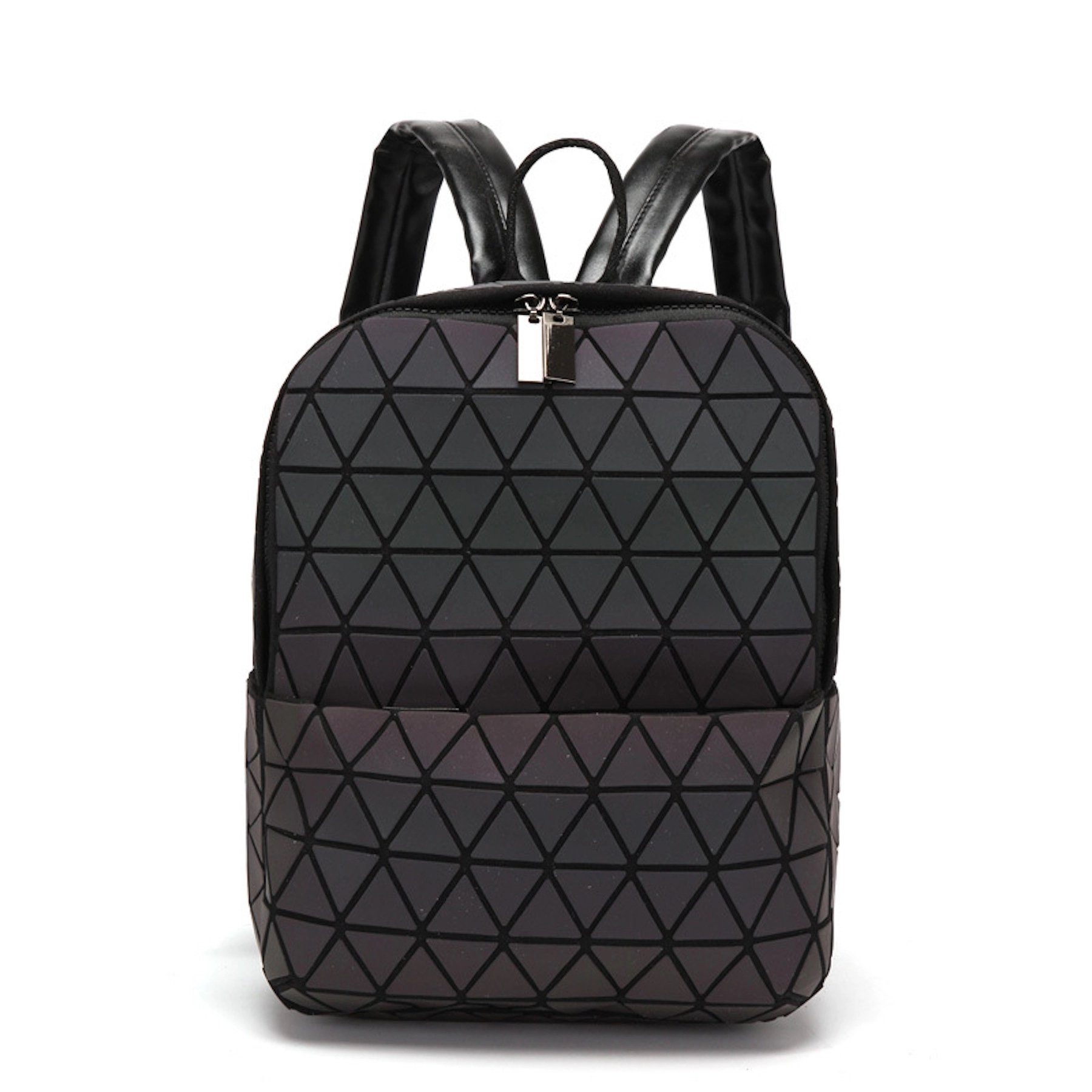 Women Men Geometric Luminous Purse Flash Travel Shoulder 3