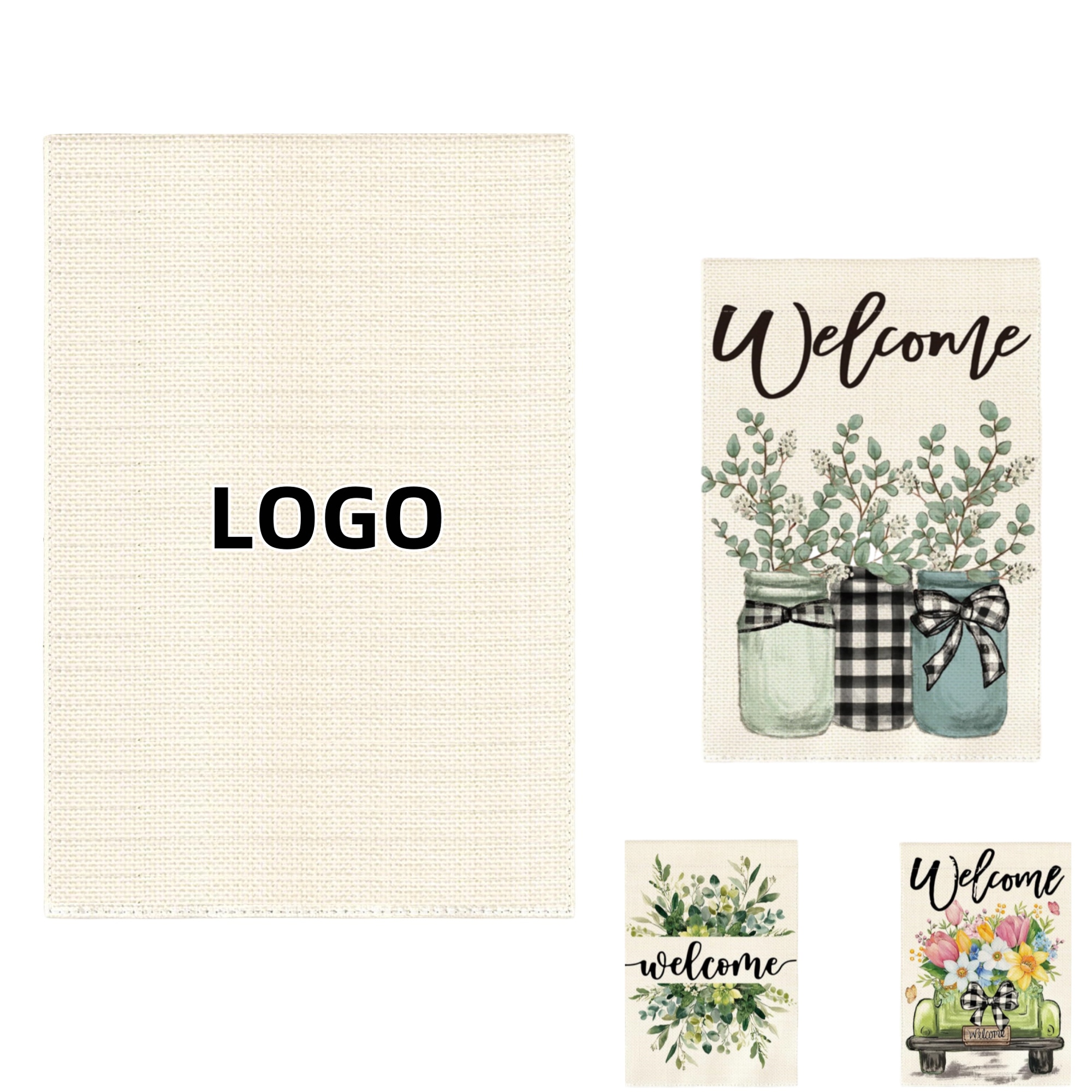 Flowers Yard Outdoor House Flag 2
