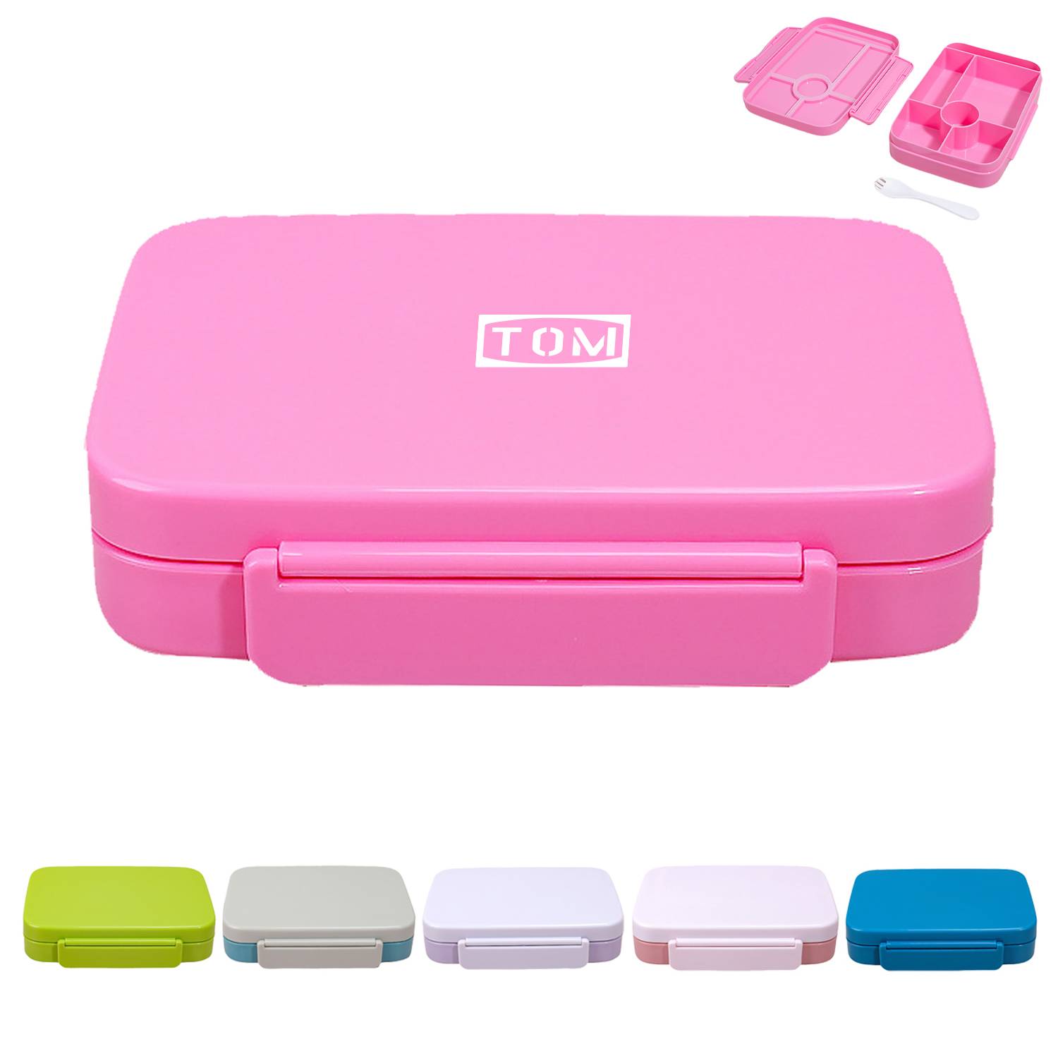 Children Students Work Plastic Microwave Bento Box 1