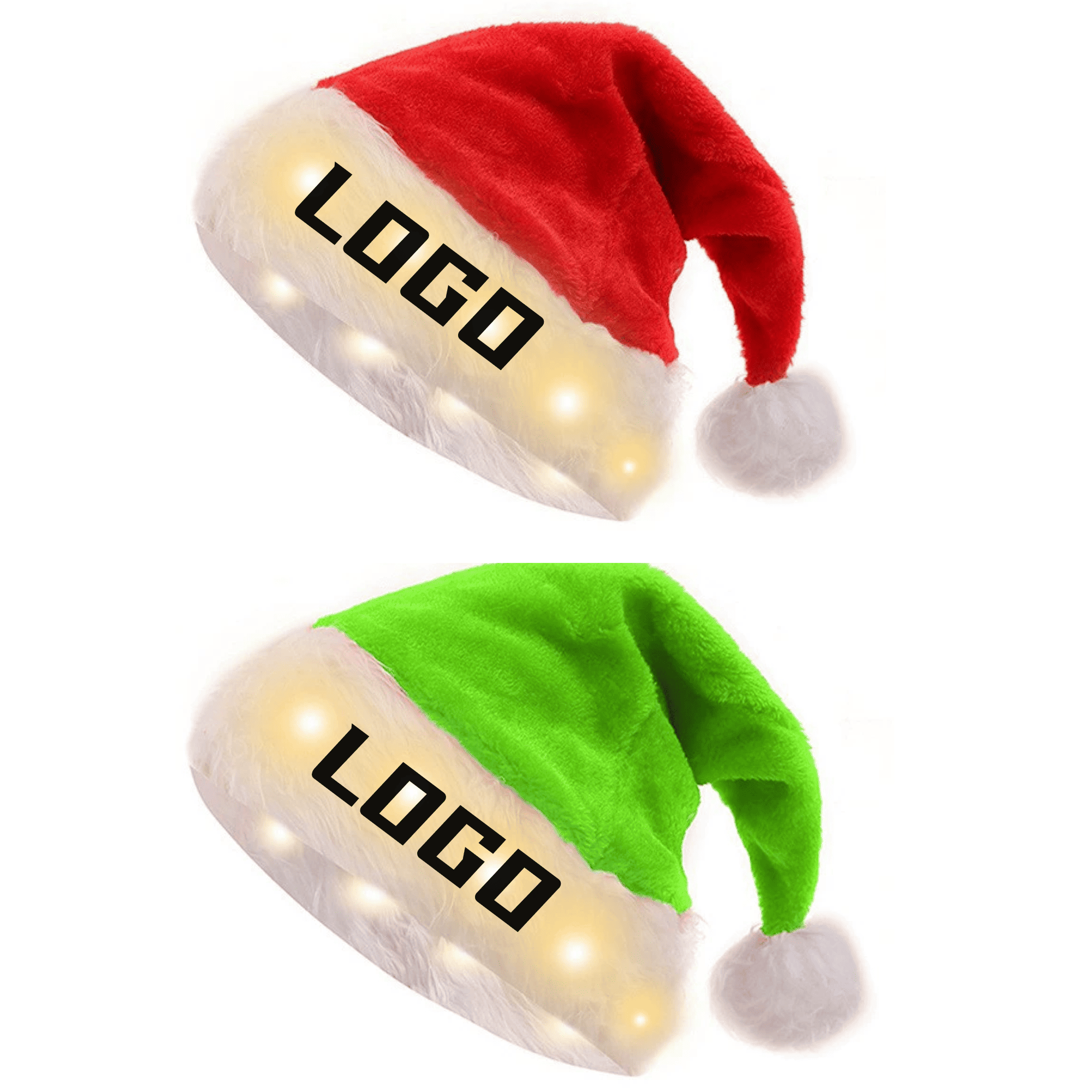 LED Holiday Party Christmas Hat 1