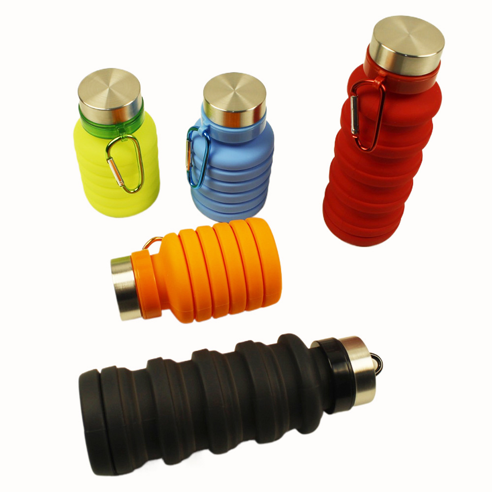 Collapsible Water Bottle, custom water bottle with logo imprint 4