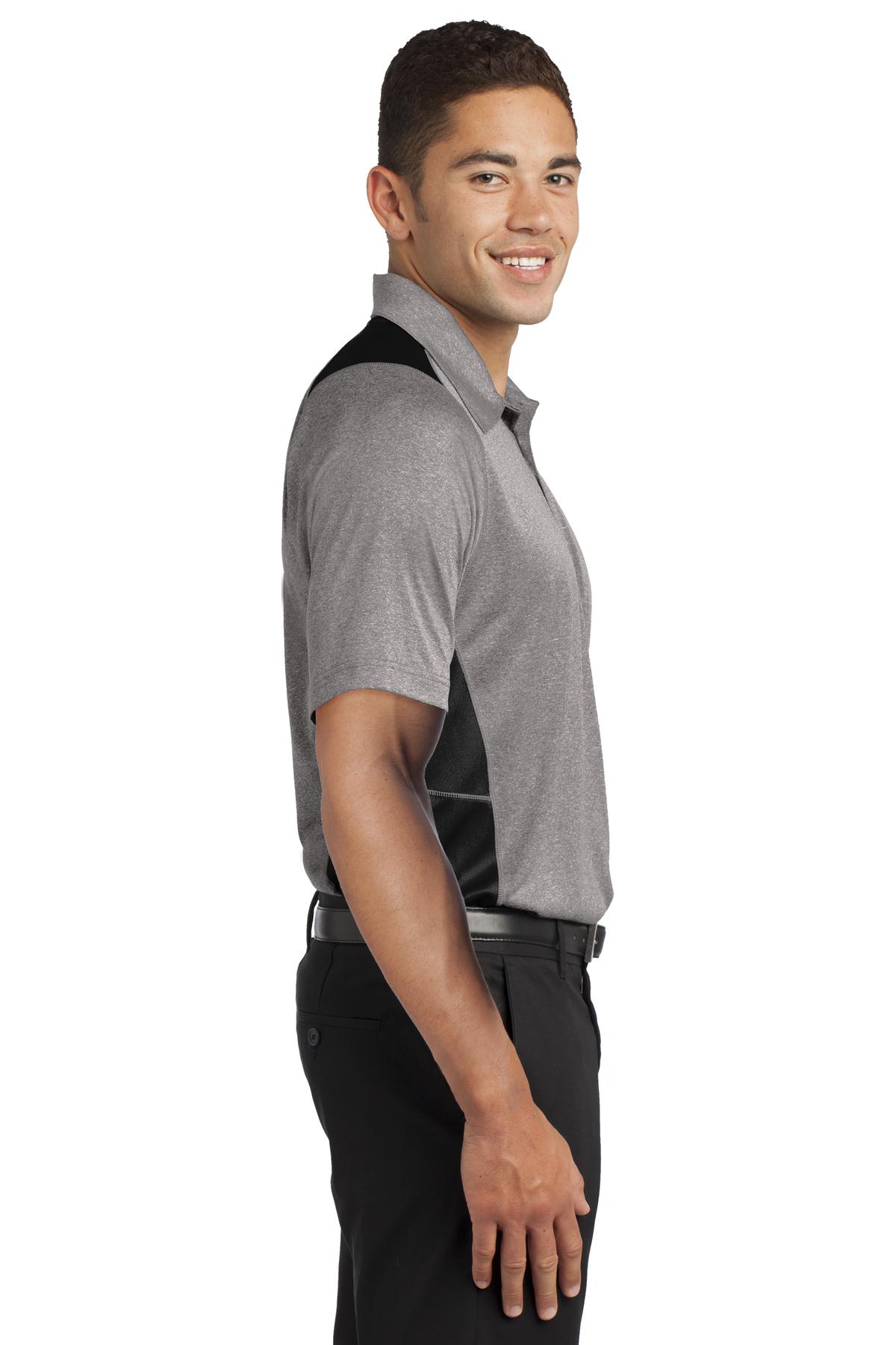 Sport-Tek® Heather Colorblock Contender Polo 74