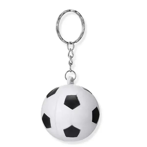 Customized Soccer Ball Stress Reliever Keychain 3