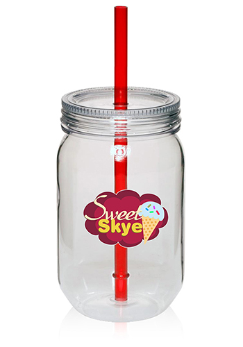 24 oz. Single Wall Mason Jars 26