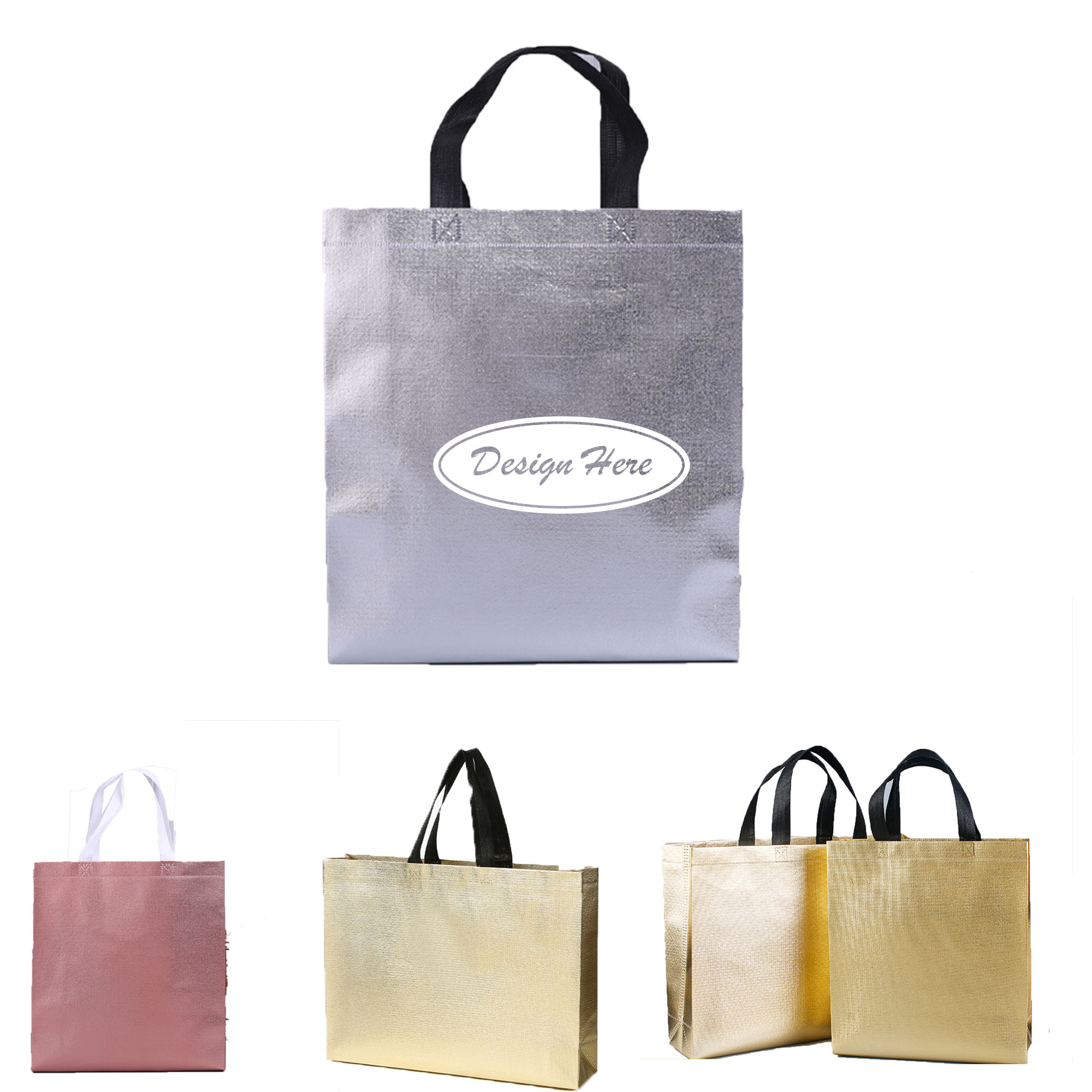 Durable Non-Woven Aluminum Foil Thermal Tote Bag 4