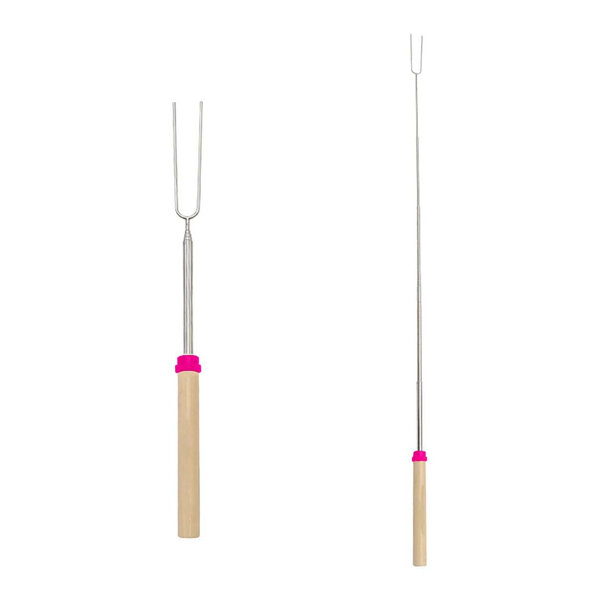 Extendable BBQ Fork for Marshmallows and Sausages 5