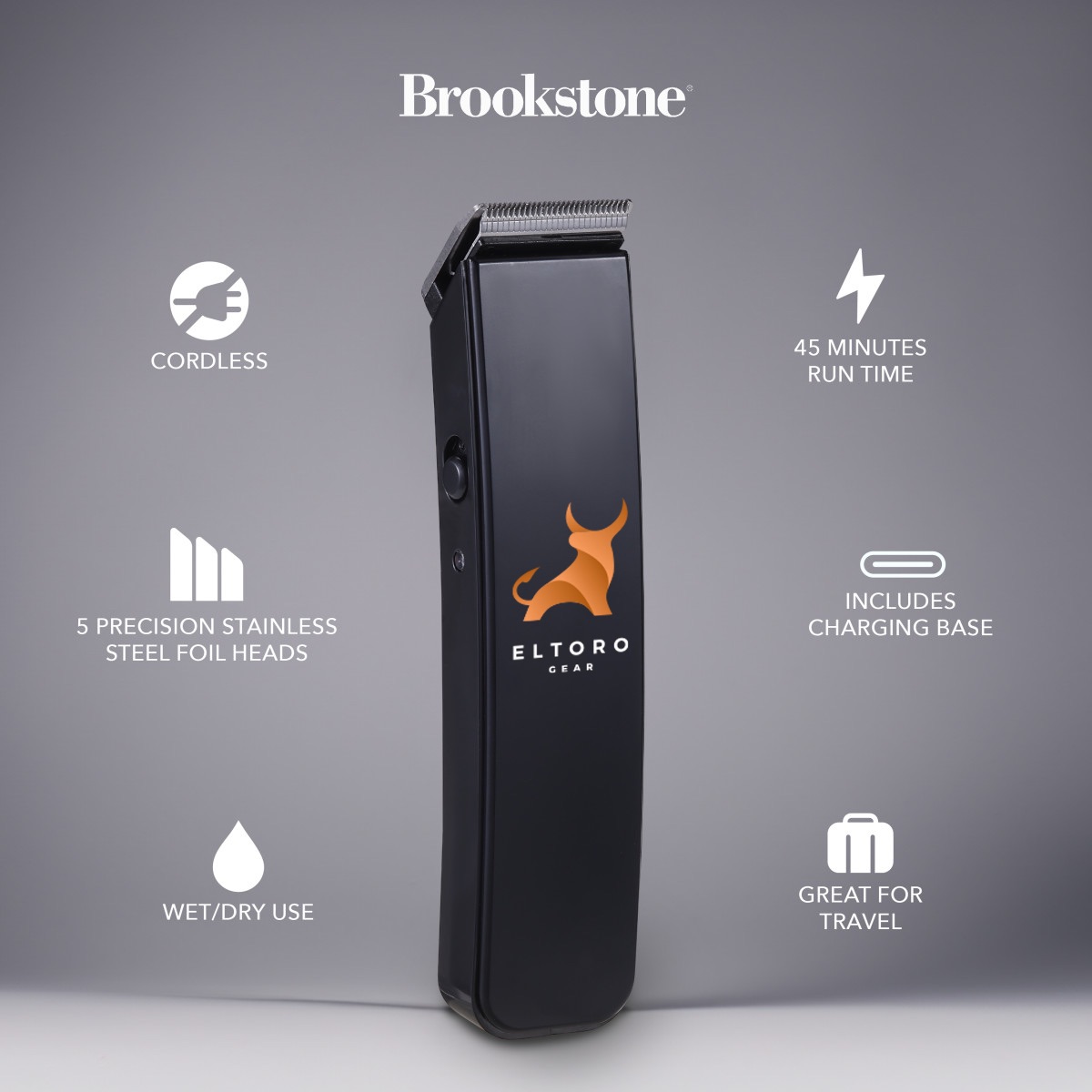 Brookstone® Cordless Hair Trimmer 24