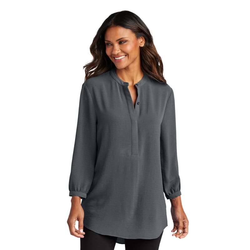 Port Authority Ladies 3/4-Sleeve Textured Crepe Tunic 12
