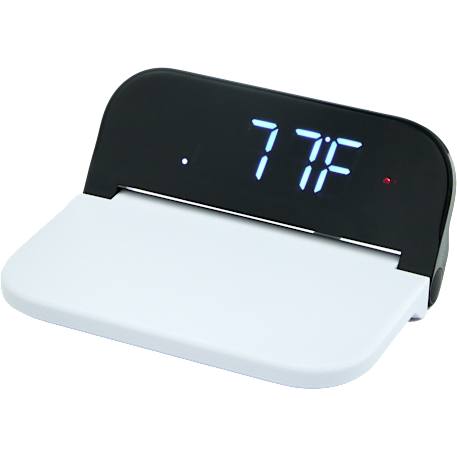 Digital Power Clock 15W Wireless Charger 5