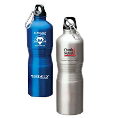 Aluminum Sport Bottle, Firm Bent-In Grip Shape 1