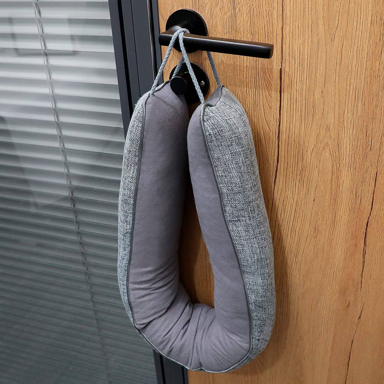 Gray Soundproof Door Pillow Stopper 7