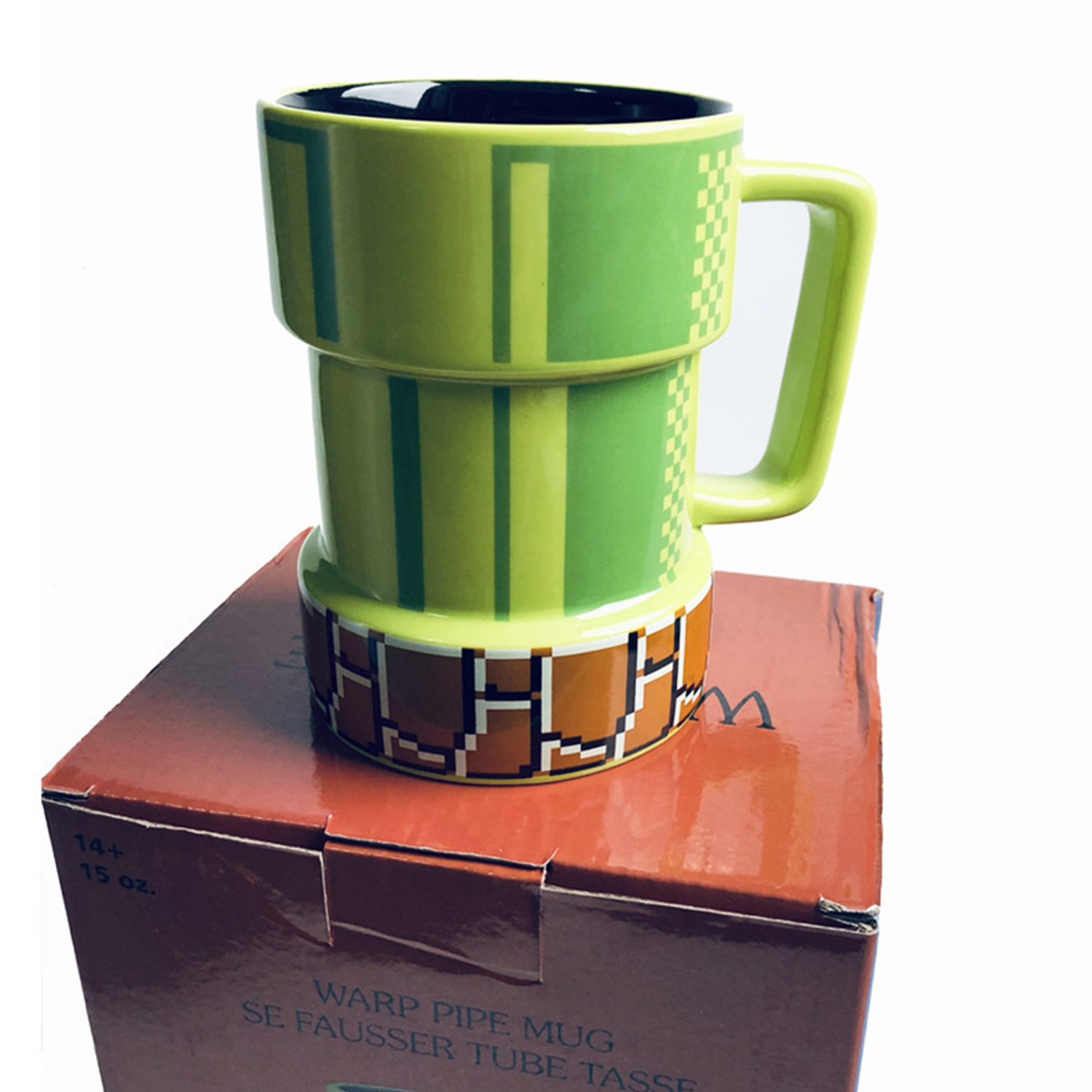 15oz Cartoon Pipe Ceramic Coffee Mug w/Handle 9