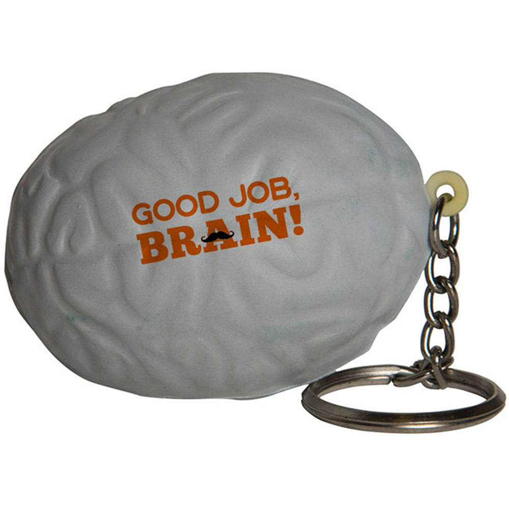 Brain Keyring Stress Reliever 3