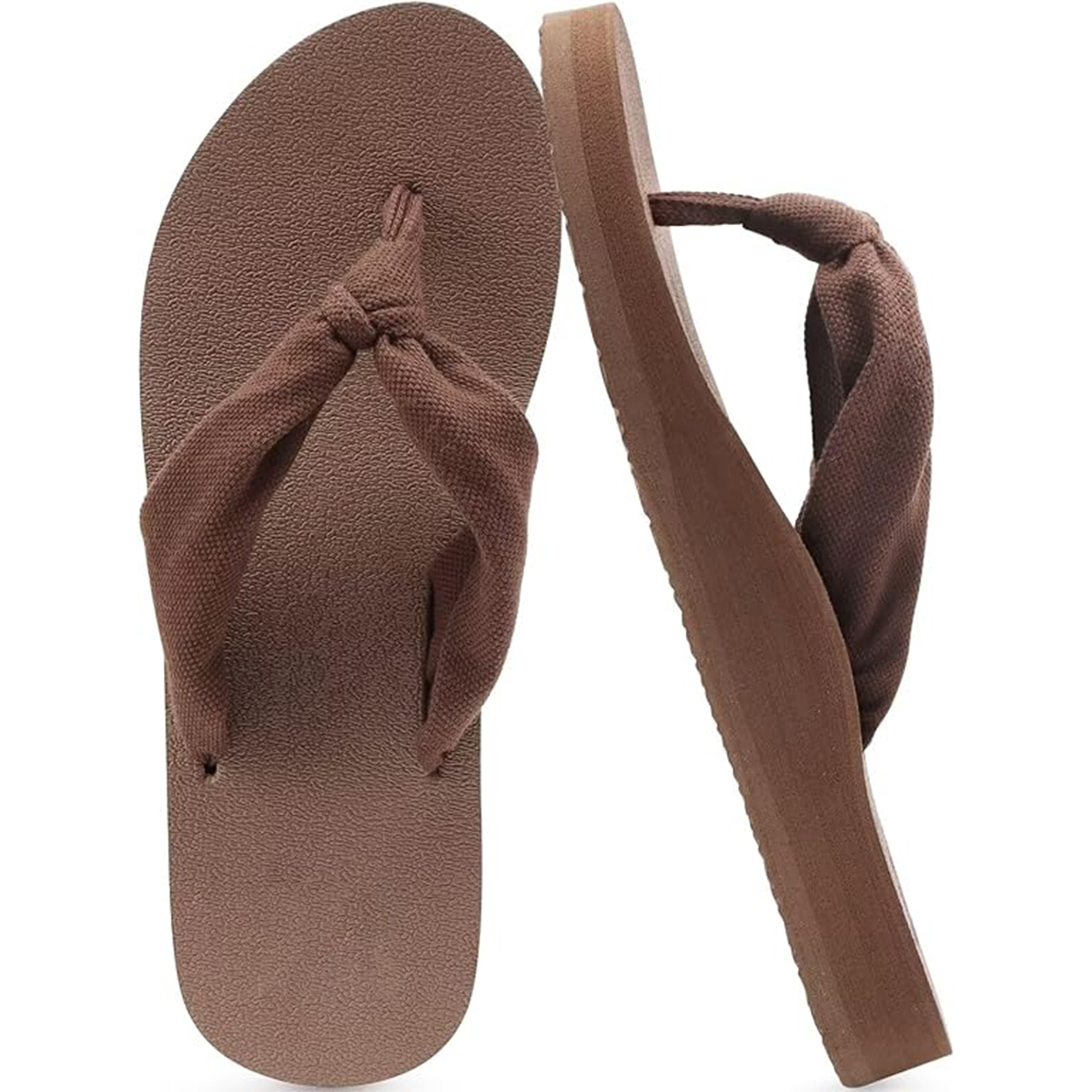 Women's Yoga Mat Leather Flip Flops 18