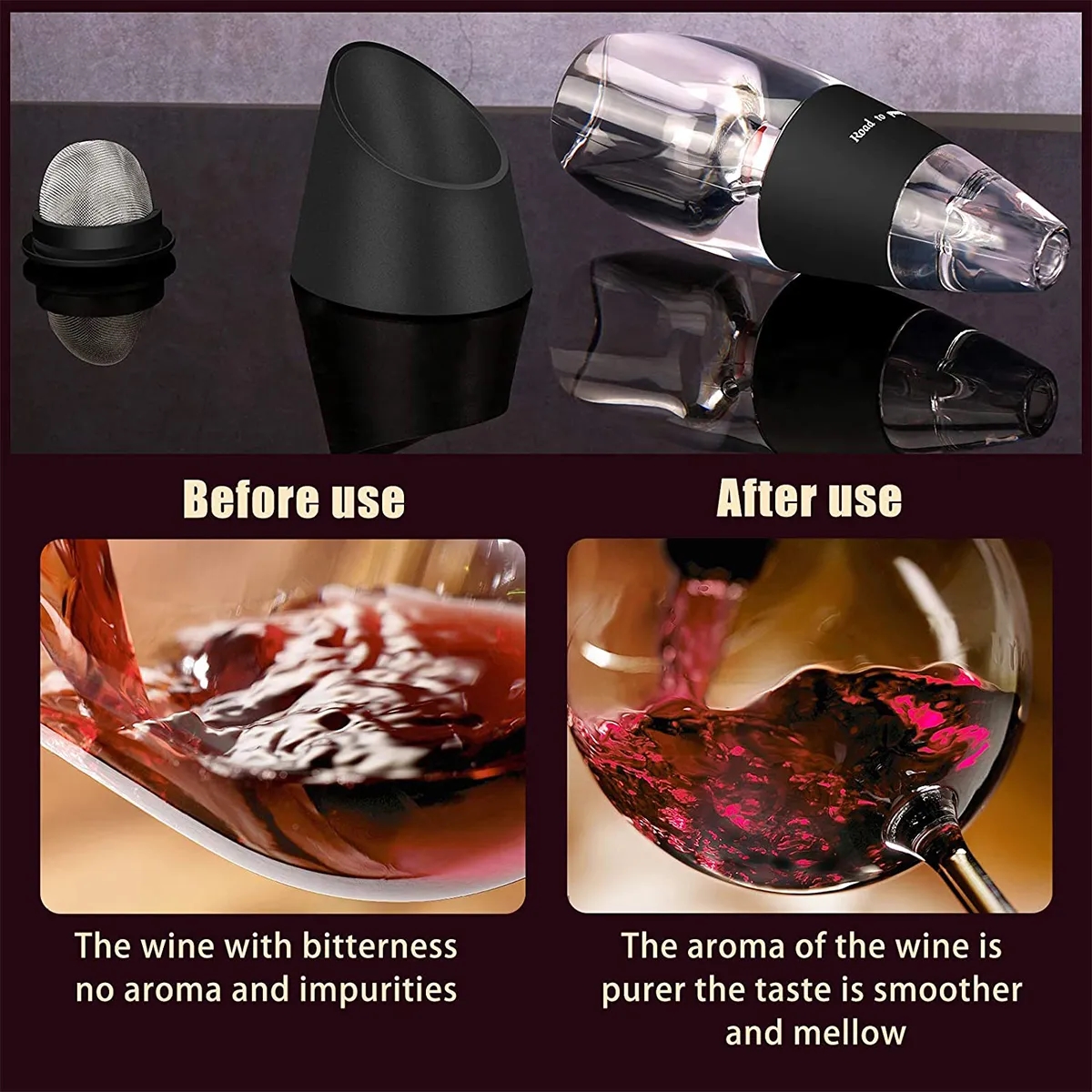 Wine Aerator With Filters 2