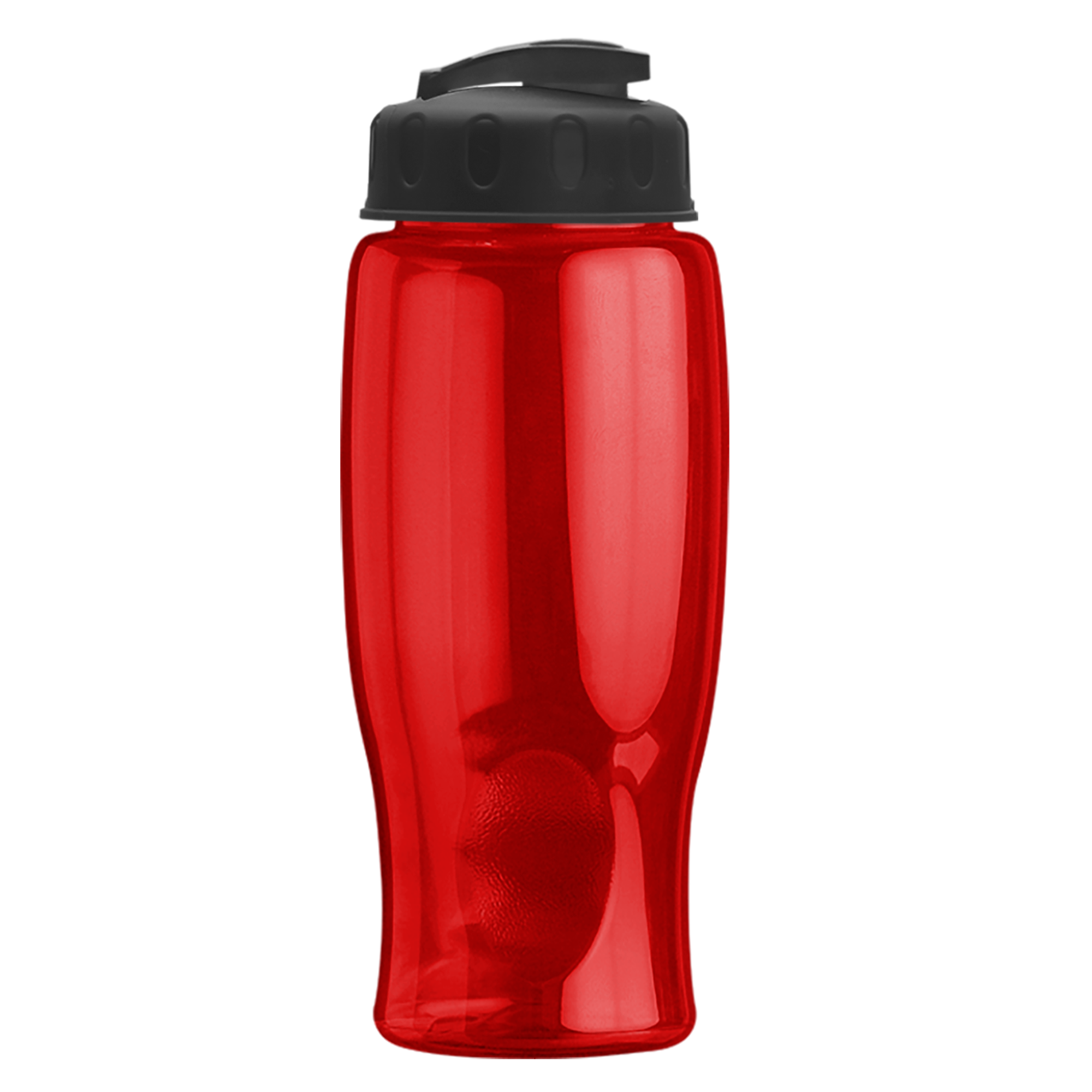 Poly-pure - 27 oz. Transparent Bottle with USA Flip 11