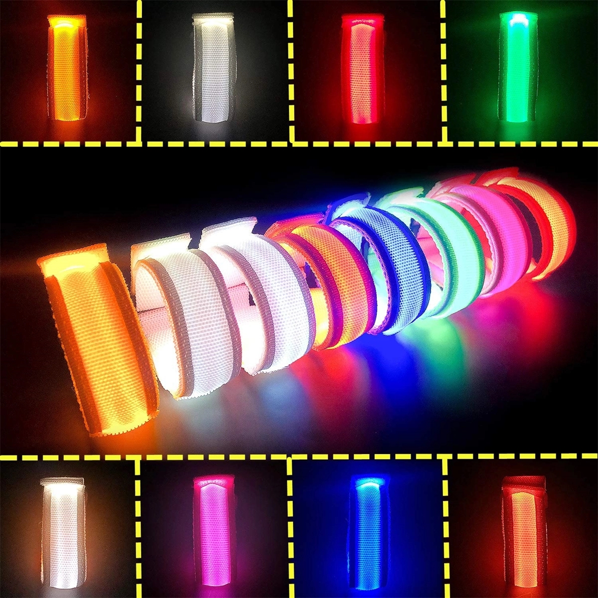 Led Glow Bracelets Light Up Wristbands 2