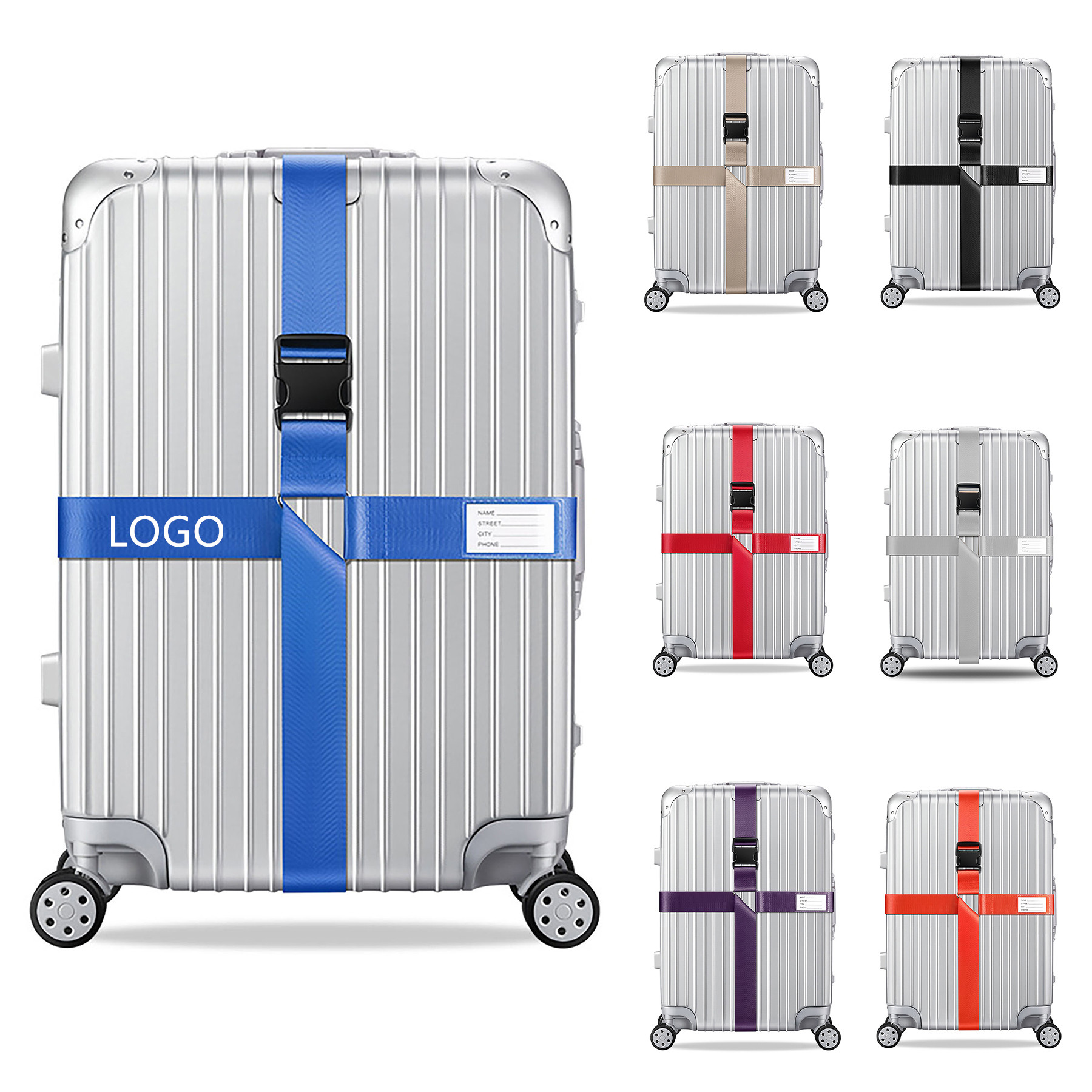 Adjustable Nylon Travel Luggage Strap 3