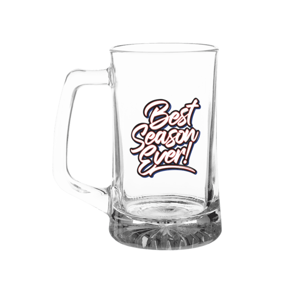 Guzzler 25 oz. ARC Glass Beer Mug 7