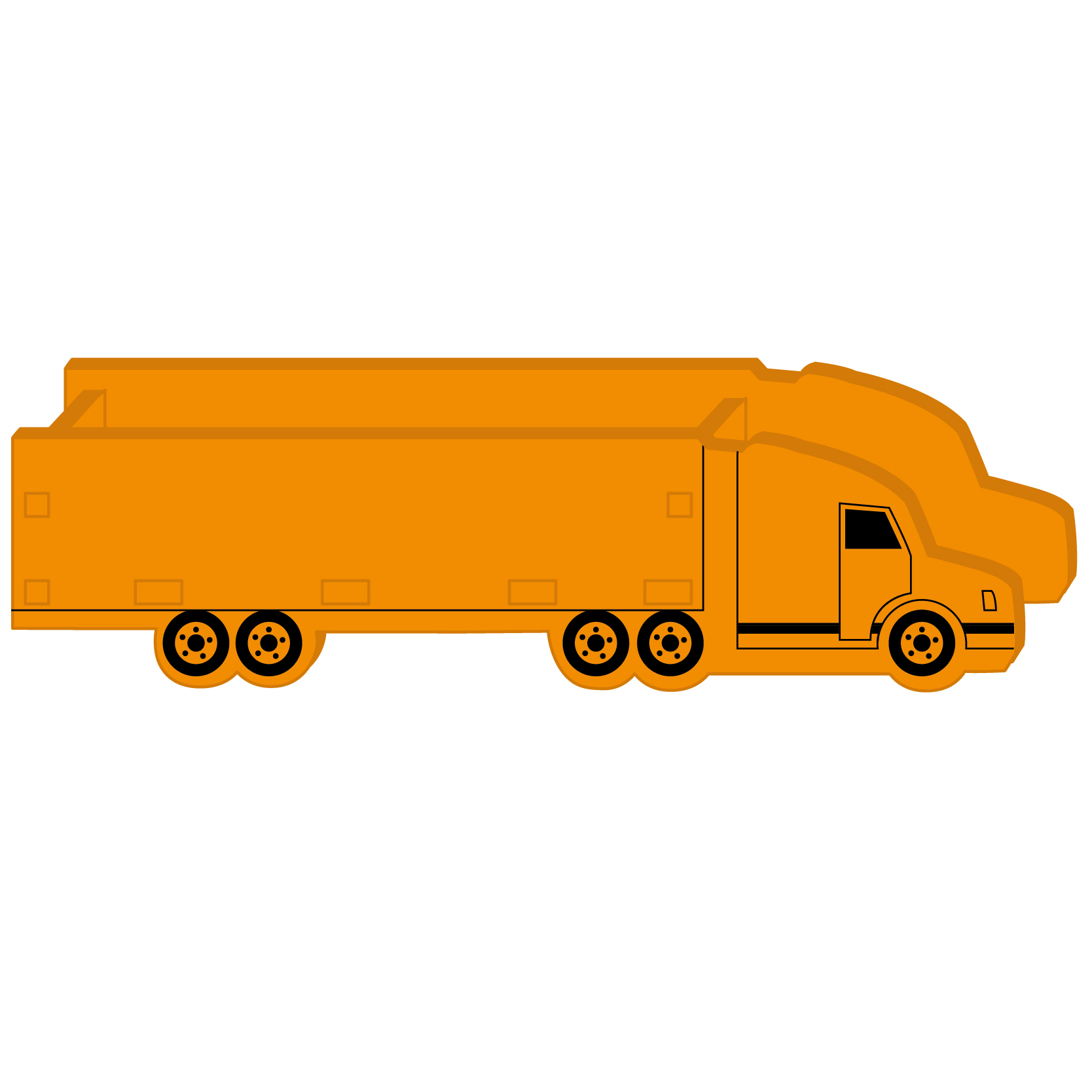 Semi Truck Desktop Caddy 16