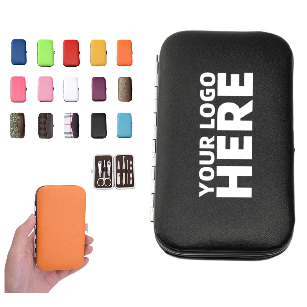 7 Pieces Nail Clipper Set With Leather Case 2