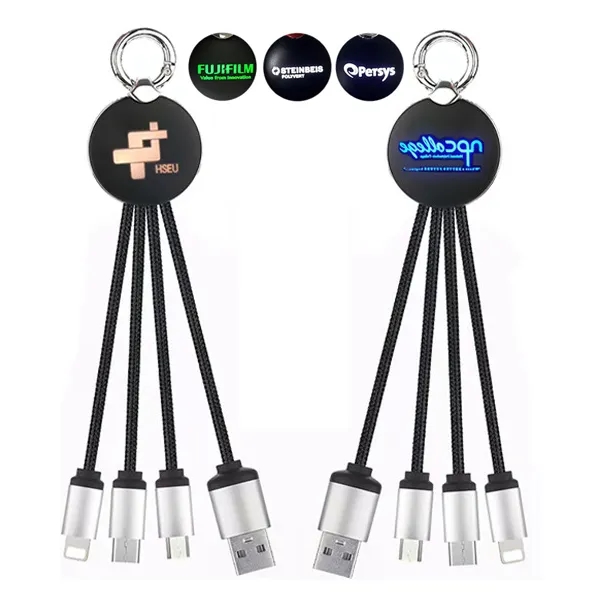 Metallic Light-Up Logo Charging Cable 1