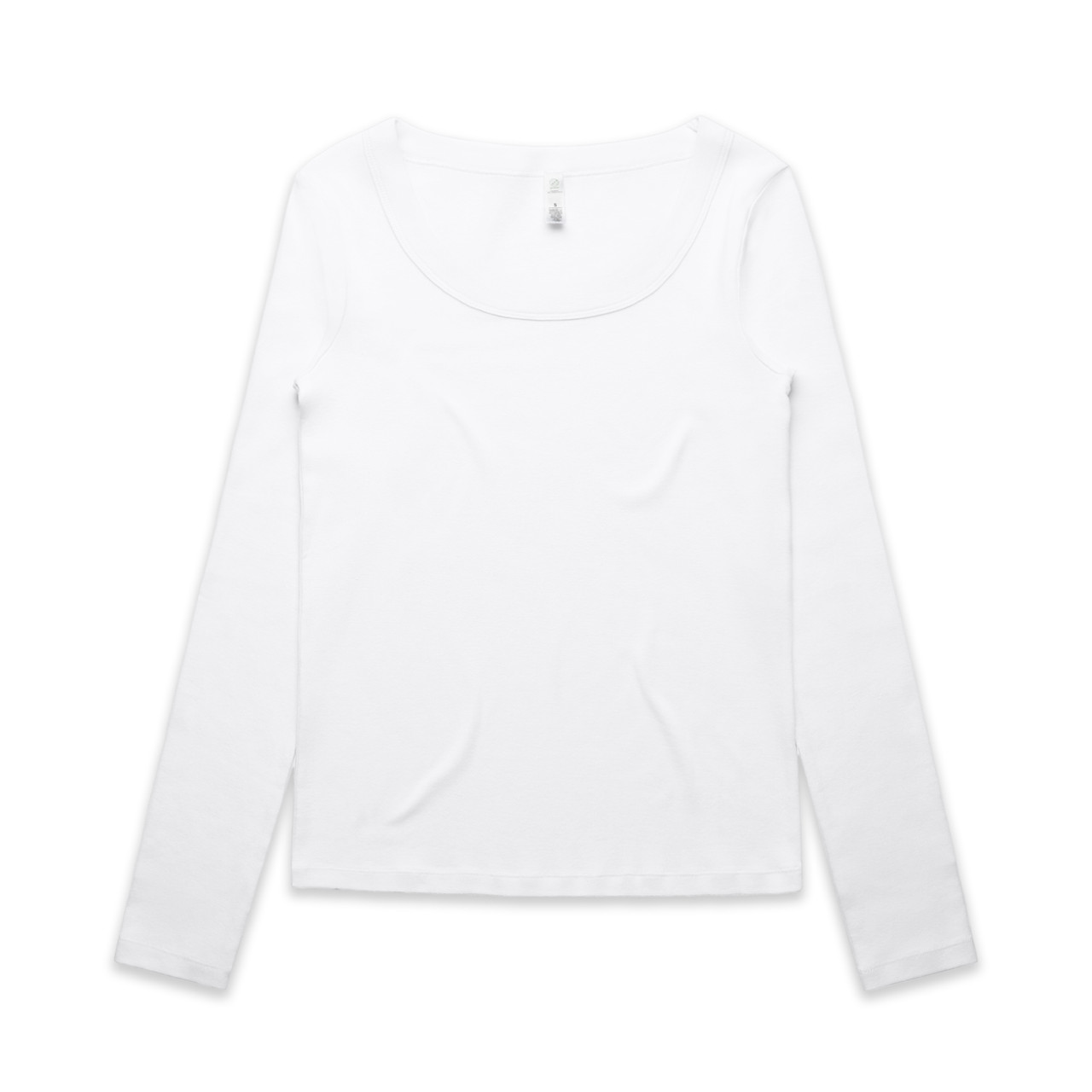 Wo's Organic Rib L/S Tee | 4075 2