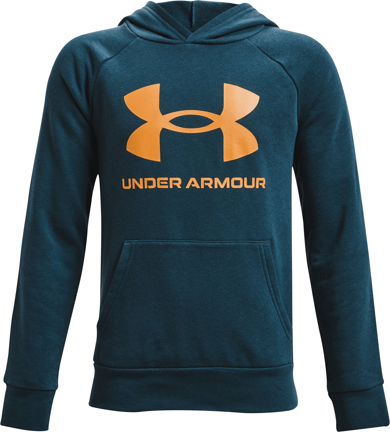 UA Rival Fleece Big Logo Boys' Hoodie, custom hoodie or sweatshirt with logo imprint 8