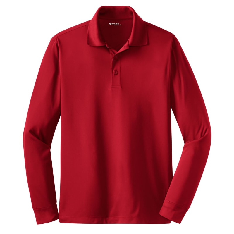 Sport-Tek Long Sleeve Micropique Sport-Wick Polo. 41