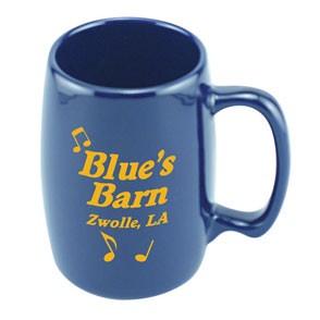 16 Oz. Barrel Ceramic Mug - Colored 3