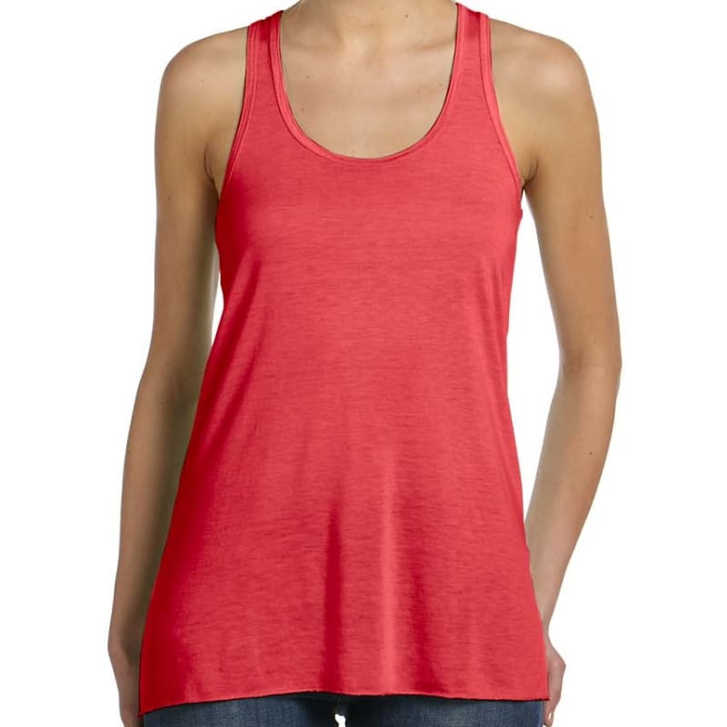 Bella Ladies Flowy Racerback Tank 14