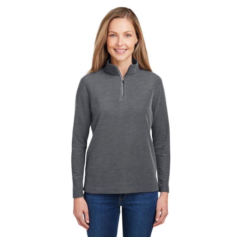 CORE365 Ladies' Fusion ChromaSoft™ Pique Quarter-Zip 26