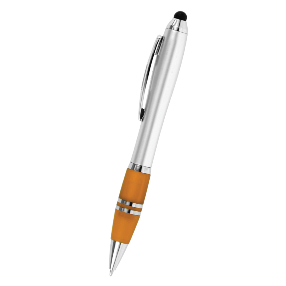 Blitz Silver Twist Action Stylus Ballpoint Pen 6