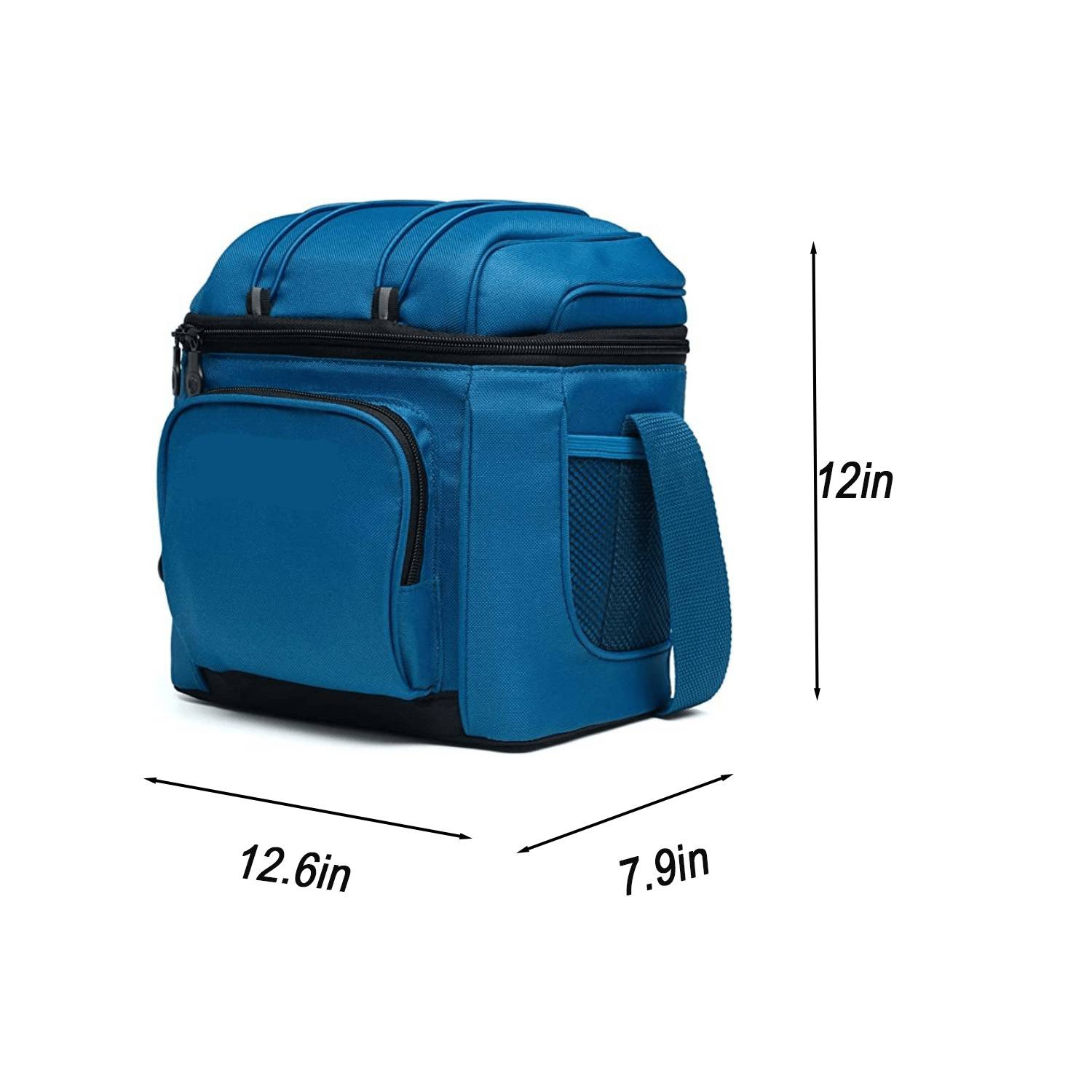 8L Oxford Insulated Picnic Cooler Bag w/ Strap 4