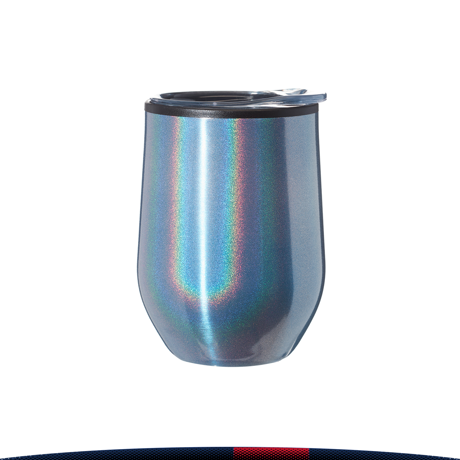 12 oz. Iridescent Stemless Wine Glasses 5