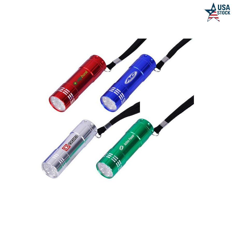 9 LED Lights W/Aluminum Body Wrist Strap And Batteries Included 2