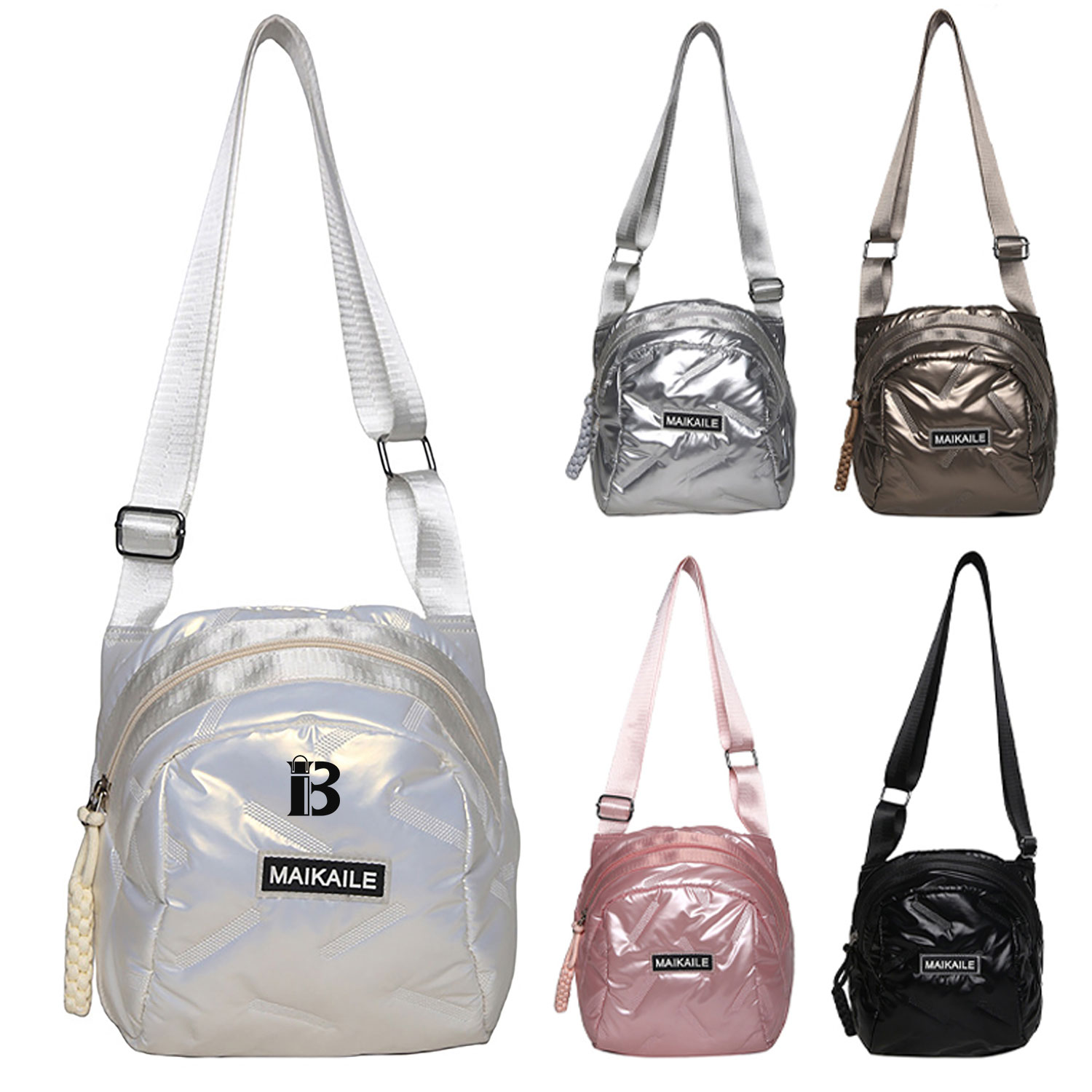 Comfortable Shell-Shaped Crossbody Bag 12