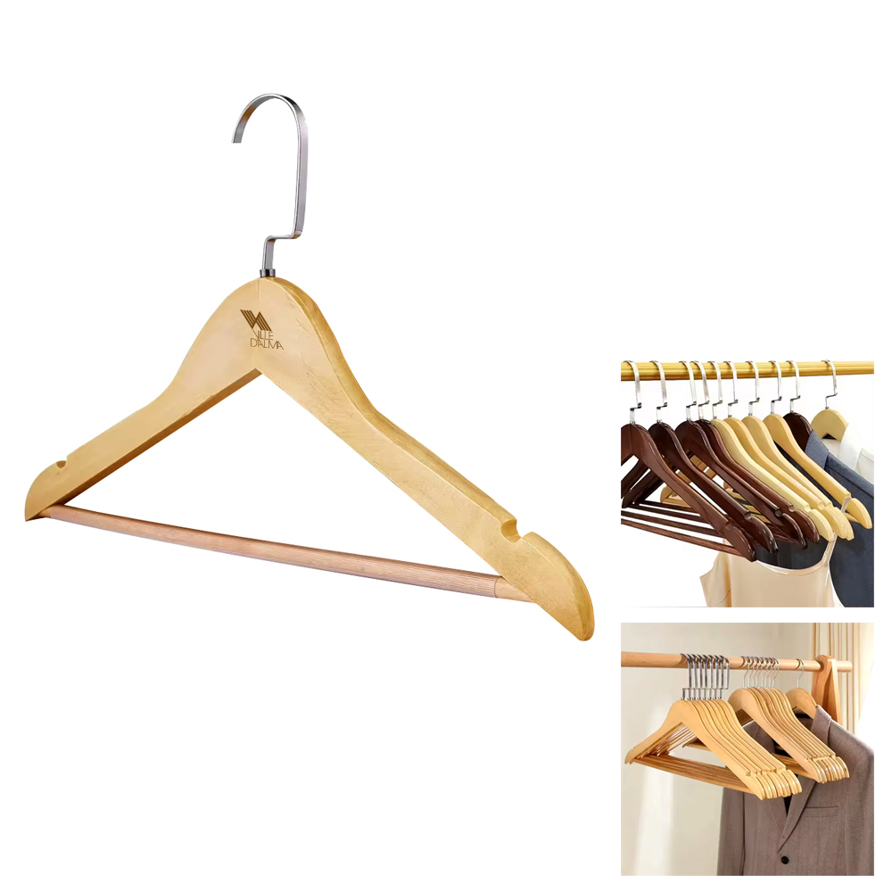 Sturdy Wooden Clothes Hanger 5