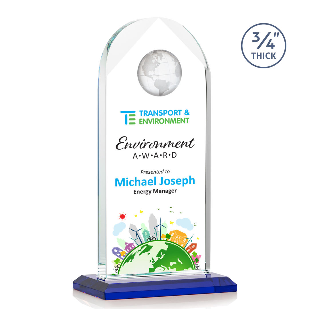 Blake Globe VividPrint™ Award - Blue 8