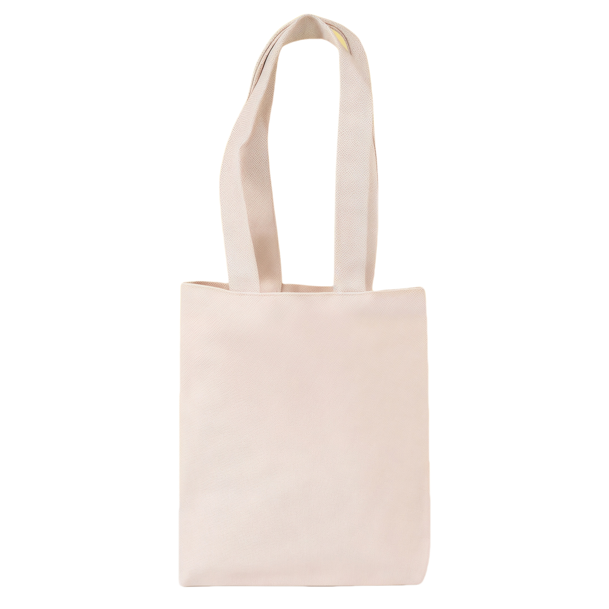 Reusable Beige Canvas Tote Bag - Large Durable Eco-Friendly Handbag 3