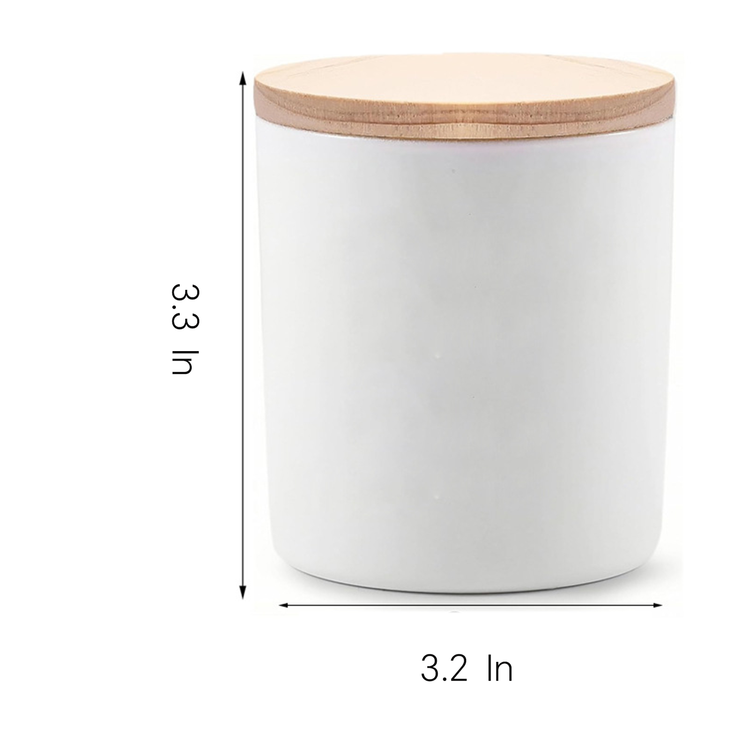 16oz Scented Soy Wax Candle w/ Ceramic Jar 3