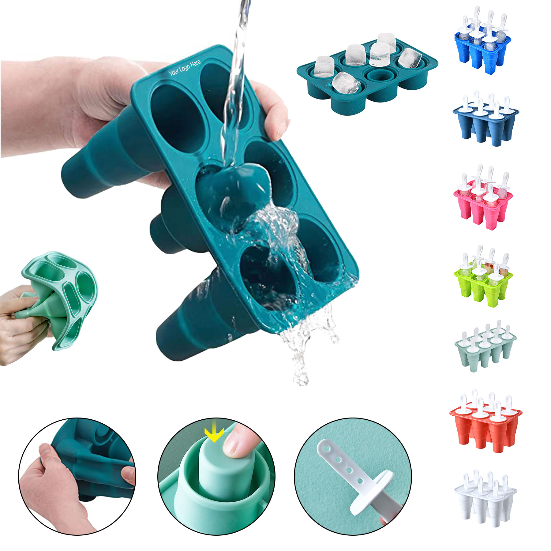 Silicone Ice Pop Mold 2